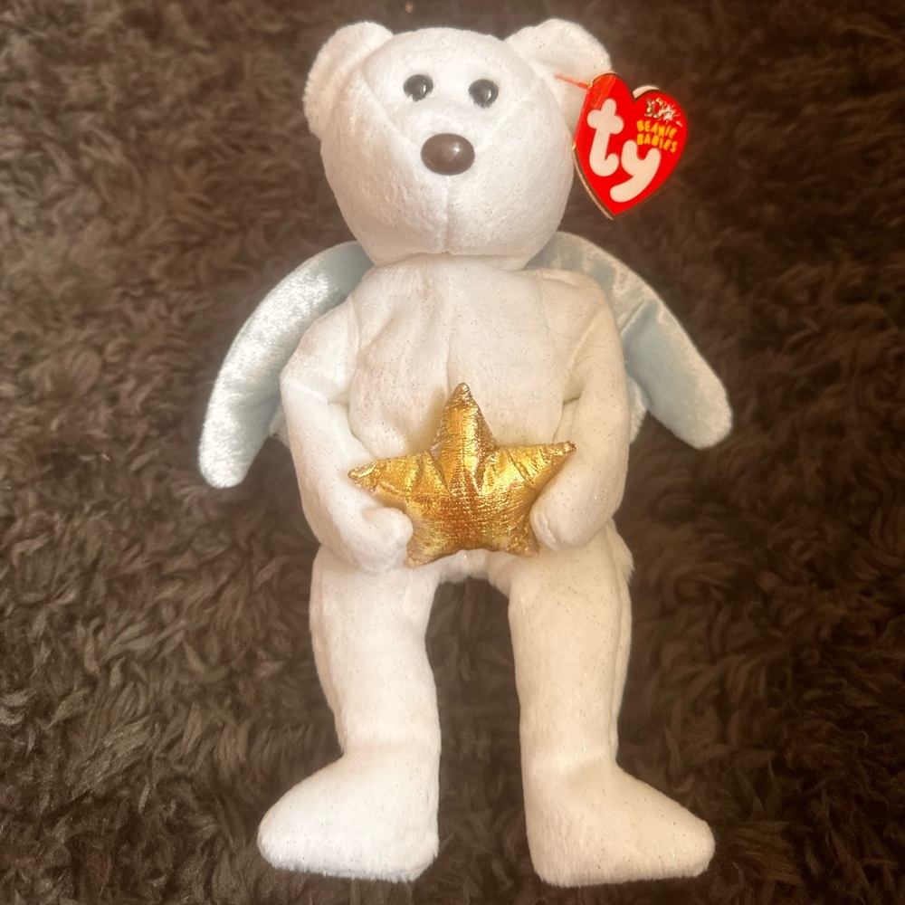 RARE Star Bear Beanie Baby